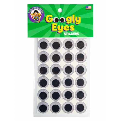 Googly Eye Stickers 1" Pack of 3 sheets